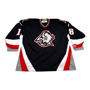 Vtg Koho Miroslav Satan Buffalo Sabres Goathead Jersey Men's Size XXL Rare #18